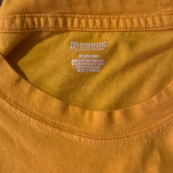 Gold Yellow Victoria Secret Long Sleeve Shirt - Picture 2 of 4